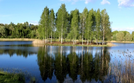 Lake in Latvia