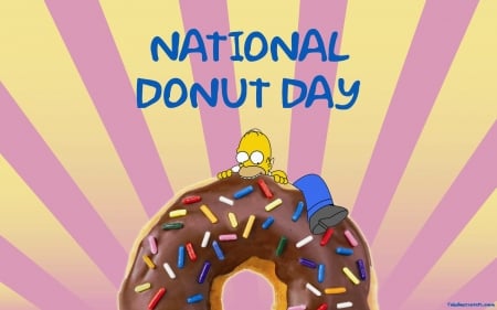 National Donut Day - 1 June 2018, Donut Day, Doughnut Day, Celebration