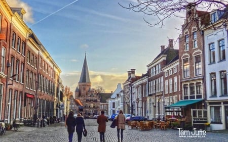 Zutphen, Netherlands - street, town, houses, netherlands