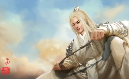 Xiangliu - xiangliu, fantasy, pure grace, luminos, man