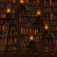 Creaky Candlelit Library