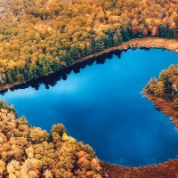 Heart Lake Near Ompah Ontario Canada