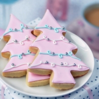 Pastel Gingerbread Trees