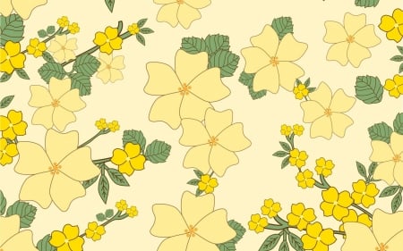 Texture - yellow, pattern, paper, texture, flower