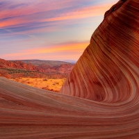 Sunset on "The Wave", Utah