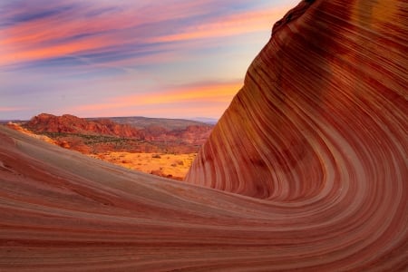 Sunset on "The Wave", Utah