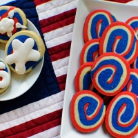 Patriotic Pinwheel Cookies