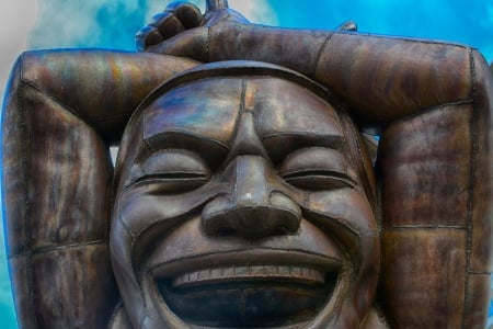 Smile - beauty, vancouver, statue, smile, happy