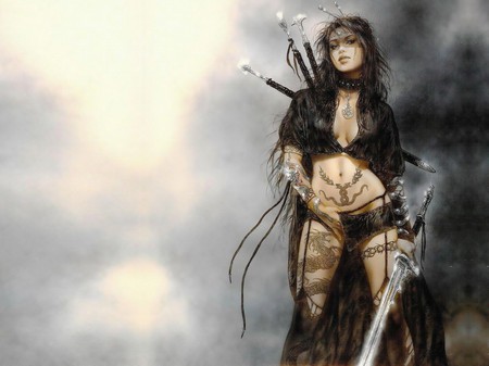 warrior girl - warrior girl, fantasy, warrior, beautiful, girl