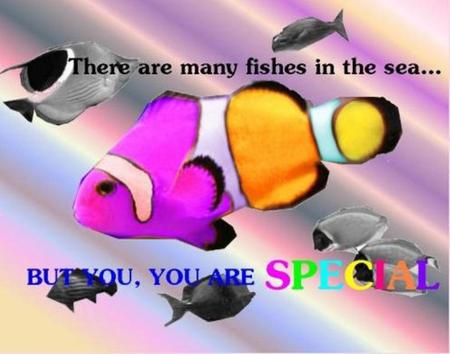 Youare... - special, love, fishes