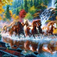 Painting of Horses