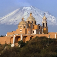 Church and Mountain