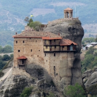 Monastery in Meteora, Greece