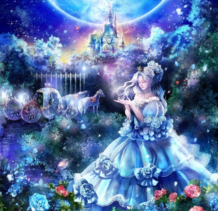 ♥ - abstract, fantasy, art, cinderella