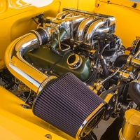 1956 Ford F-100 Engine Bay