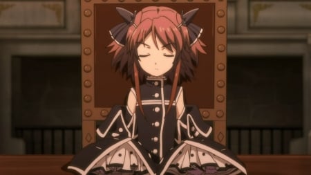 Black Percher - anime, mondaiji tachi, girl, percher