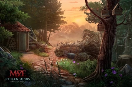 Maze - Stolen Minds03 - fun, puzzle, hidden object, cool, video games