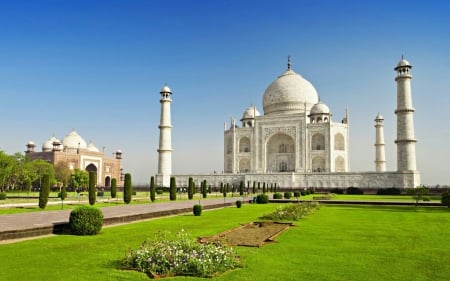 Taj Mahal, India - india, wonders of the world, landmark, monument, agra