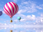 Hot air balloons