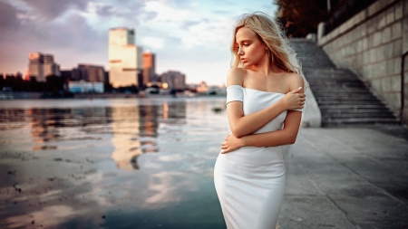 Unknown Model - babe, woman, beautiful, model, blonde