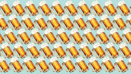 Texture - beer, yellow, summer, foam, blue, pattern, drink, white, texture, paper, vara, glass