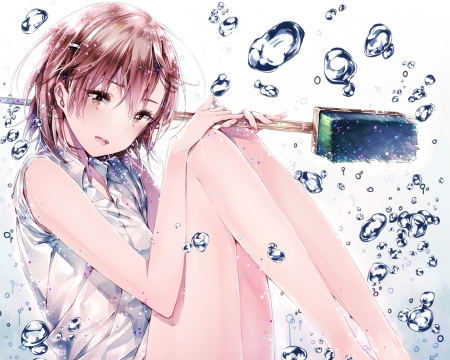 Misaka Mikoto - anime, to aru railgun, misaka, mikoto