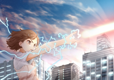 Railgun - railgun, to aru inde, anime, to aru railgun, mikoto, misaka