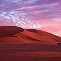 Sand Dune at Sunset