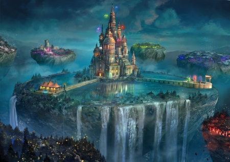 ♥ - abstract, fantasy, art, water