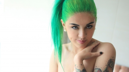 Unknown Model - tattoos, gorgeous, woman, beautiful, model, suicide girls