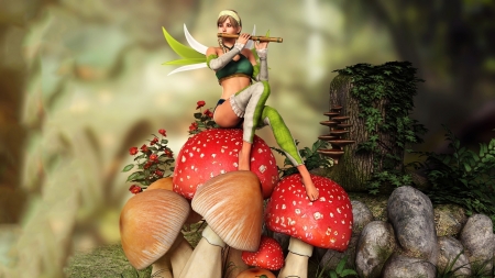 mushroom fairy