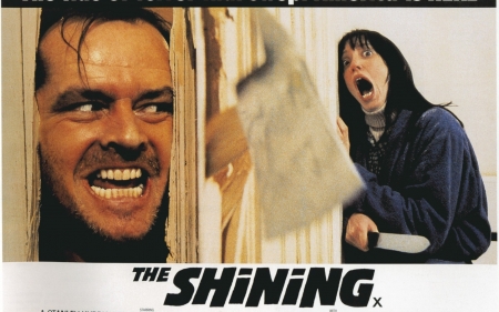 the shining - woman, axe, shining, man