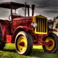 Red tractor