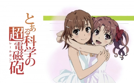 Misaka and Kuruko - anime, to aru index, kuruko, shirai, to aru railgun, misaka, mikoto