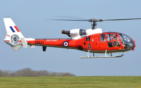 Helicopter - aircraft, sky, helicopter, vehicle