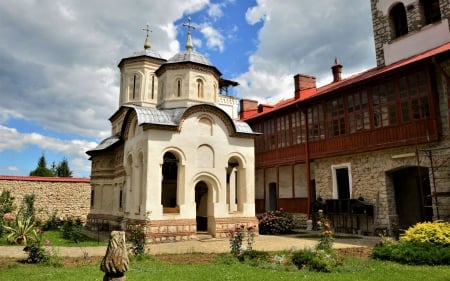 Horezu Monastery, Romania - monastery, christianity, romania, chapel