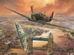 Spitfires Over London