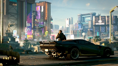 Cyberpunk 2077 - futuristic, cyberpunk, 3d, video games