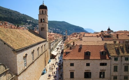 Dubrovnik, Croatia - Dubrovnik, street, houses, Croatia