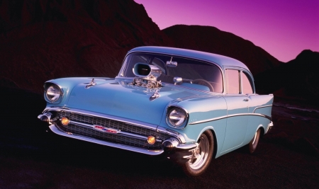 chevy bel air coupe - bel, car, air, coupe, chevrolet