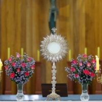 Monstrance on Altar