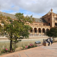 Streetscape in Spain