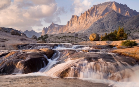 View Of Fremont Peak In The Bridger Wilderness Of Bridger Teton National Forest Wyoming - Fremont, Wyoming, Of, Forest, Nation, The, View, Bridger, In, Peak, Teton