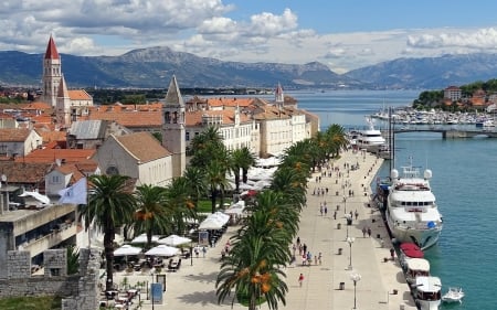 Trogir, Croatia - city, harbor, trogir, croatia