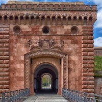 Gate in Germersheim, Germany