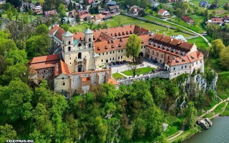 Tyniec Monastery, Krakow, Poland - tyniec, monastery, church, poland, krakow