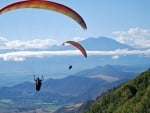 Paragliding over Mountains