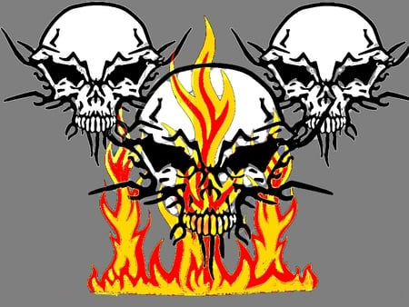 Skulls And Fire