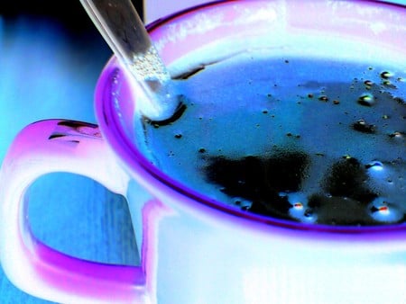 hot coffe - abstract, photography