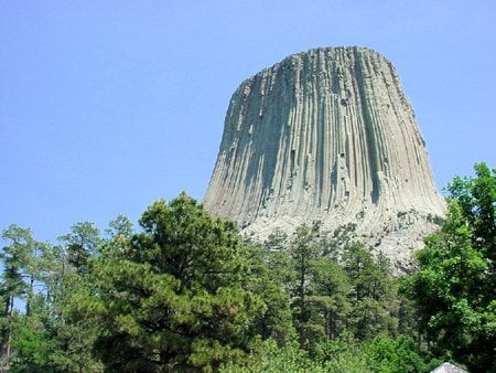 Devils Tower, WY - national monument, devils tower, mato tipila, mountain